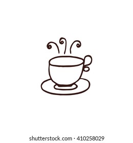 Hand drawn Cup of coffee