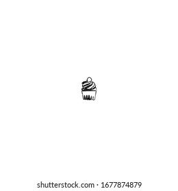 dibujo a mano de un icono de quequitos