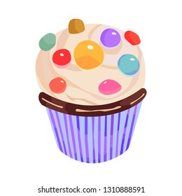 Hand Drawn Cupcake Illustration