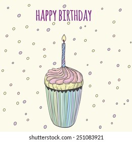 Hand drawn cupcakes