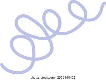 Hand Drawn Curve Doodle Vector Illustration