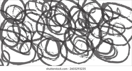 Hand drawn curved line shape. Curved line icon collection. Vector illustration isolated on white background