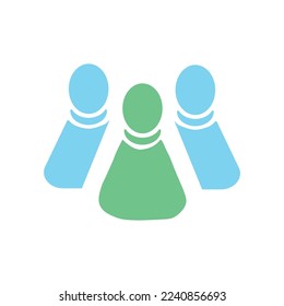 Hand drawn  customer icon vector illustration