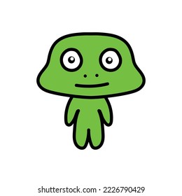 hand drawn cute alien illustration design for you 6
