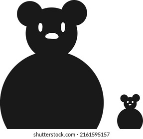 hand drawn cute animal illustration vector
