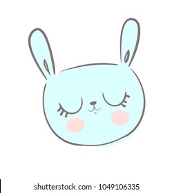 Hand Drawn Cute Bunny