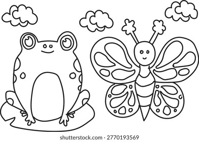 hand drawn Cute cartoon