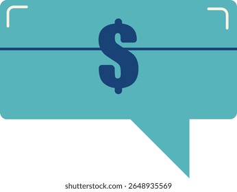 Hand drawn cute cartoon illustration of closed wallet with falling coins. Flat vector money currency sticker in colored doodle style. Shopping or payment icon or print. Online payment. Isolated.
