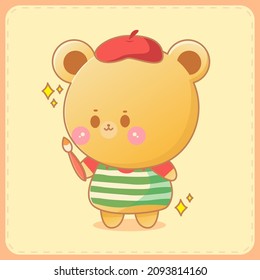 Hand drawn cute christmas character