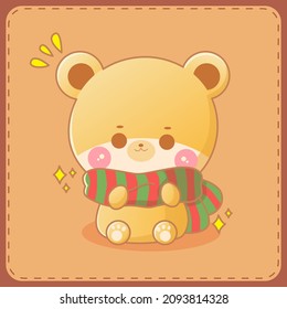 Hand drawn cute christmas character