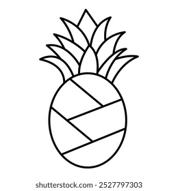 Hand Drawn Cute Coloring Book Vector Illustration. Bold and Easy Design For Adults and Kids. Coloring Page for Stress Relief and Relaxation