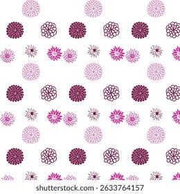Hand drawn cute flowers, seamless patterns with floral for fabric, textiles, clothing, wall art, wallpaper, cover, banner, poster, interior decor, natural backgrounds.