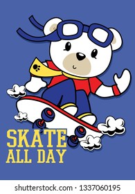 Hand drawn cute graphic for t shirt printing