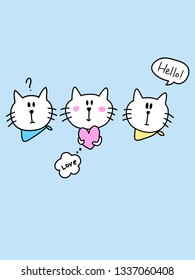 Hand drawn cute graphic for t shirt printing