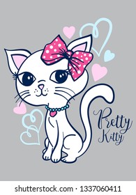 Hand drawn cute graphic for t shirt printing