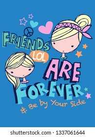 Hand drawn cute graphic for t shirt printing