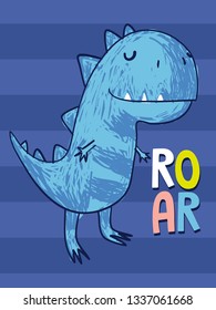 Hand drawn cute graphic for t shirt printing