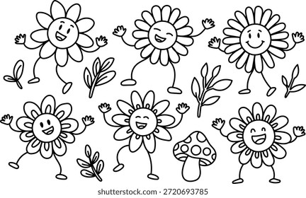 Hand Drawn Cute Happy