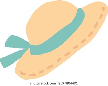 Hand drawn cute hat illustration