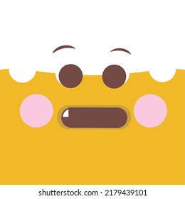Hand drawn cute illustration emoji 