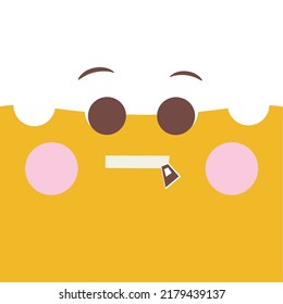 Hand drawn cute illustration emoji 