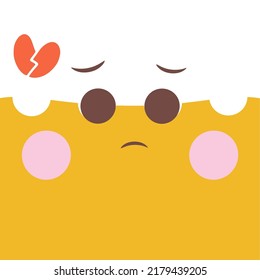 Hand drawn cute illustration emoji 