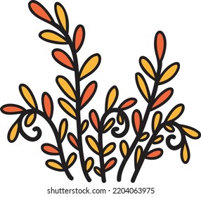 Hand Drawn cute indoor plant illustration isolated on background