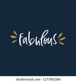 Hand drawn cute lettering postcard, poster, sticker. Vector illustration