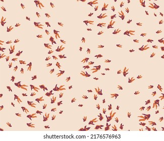 hand drawn cute little fish pattern, perfect for fabrics and decoration