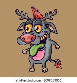 Hand drawn cute monster cartoon collection