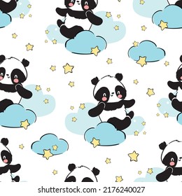 Patrón de fondo del panel Cute dibujado a mano sin inconvenientes Diseño infantil