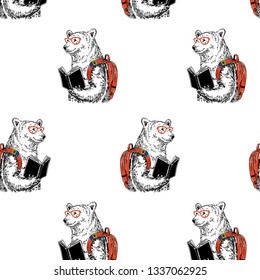 Hand drawn cute pattern for t shirt printing