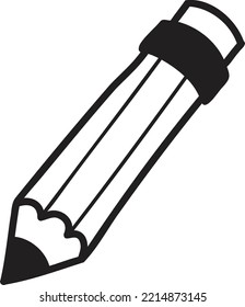 Hand Drawn cute pencil illustration isolated on background