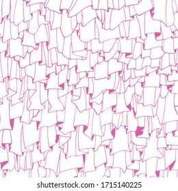 Hand drawn cute ruffles background