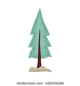 hand drawn cute tree, for card templates, decorations and for all needs