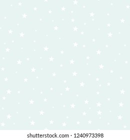 Hand drawn cute vector seamless star pattern, vintage, retro, wedding, greeting card, web template, wallpaper, pattern for kids, baby apparel, fabric, textile, wallpaper, bedding, swaddles, pyjama 