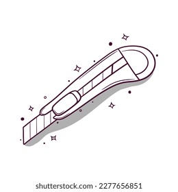 hand drawn cutter vector illustration