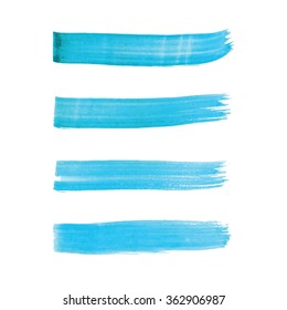 Hand drawn dabs of paint
