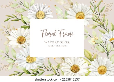 hand drawn daisy floral  background design