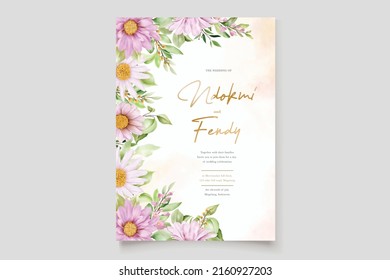hand drawn daisy frame background design
