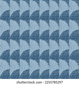 Líneas dibujadas a mano de guiones mosaico patrón sin soldadura. Papel de pared sin fin de línea rota estilo doodle. Motif. Diseño para tela, impresión textil, superficie, envoltura, cubierta. Ilustración del vector