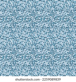 Hand drawn dash lines mosaic seamless pattern. Geometric broken line endless wallpaper. Dashes motif. Doodle style. Design for fabric , textile print, surface, wrapping, cover. Vector illustration