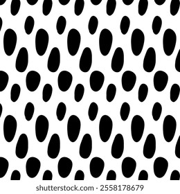 Hand Drawn dash pattern. Seamless pattern with small black lines