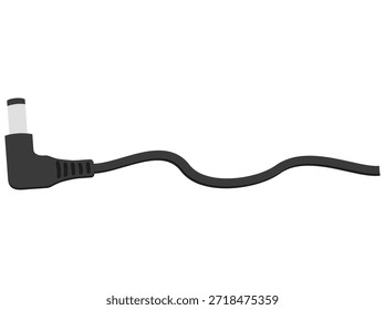 Conector de cable de alimentación DC dibujado a mano
