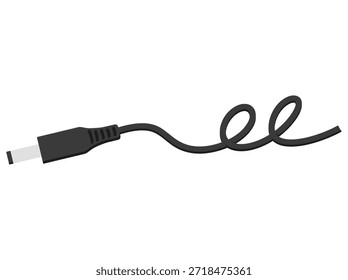 Handgezogener Gleichstrom-Netzkabelanschluss