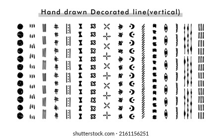 conjunto de líneas dibujadas a mano