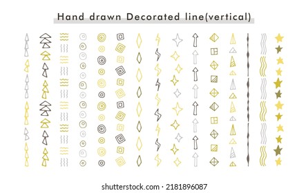 conjunto de líneas dibujadas a mano