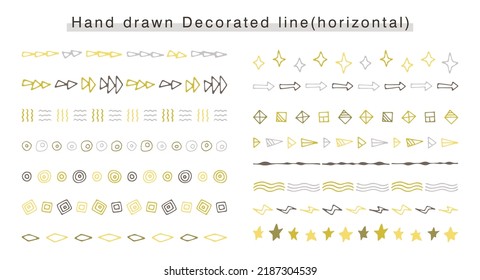 conjunto de líneas dibujadas a mano