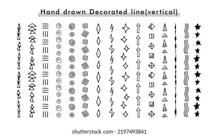 conjunto de líneas dibujadas a mano