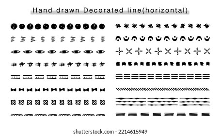 handgezeichnete Linie